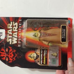 Vintage Star Wars Boss Nass w/ Gungan Staff Episode I 1998